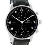 IWC Portuguese Chrono Automatic Black Dial Mens Watch IW371447