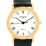Patek Philippe Calatrava Tiffany 18k Yellow Gold Date Watch 3802