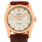 Rolex 18K Rose Gold Bombe Lugs Vintage Watch 6090