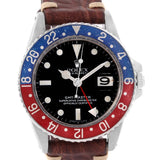 Rolex GMT Master Vintage Red and Blue Pepsi Bezel Mens Watch 1675
