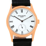 Patek Philippe Calatrava 18k Rose Gold Mens Watch 3796R Pouch Papers