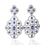 de Boulle Collection Sapphire & Diamond Earrings
