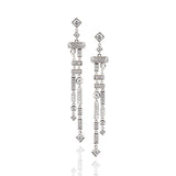 Mariani Diamond Strand Dangle Earrings