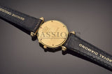 The Royal Diamond lady\'s watch in 18KYG with coral dial & diamonds