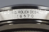 2001 ROLEX EXPLORER II 16570 WHITE DIAL