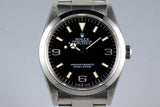 1997 ROLEX EXPLORER 14270 WITH BOX AND PAPERS