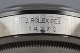 1997 ROLEX EXPLORER 14270 WITH BOX AND PAPERS