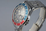 1970 ROLEX GMT 1675 MARK I DIAL WITH BOX AND PAPERS