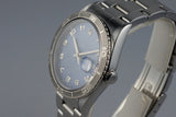 1999 ROLEX DATEJUST 16264 THUNDERBIRD WITH FADED BLUE COMPUTER DIAL