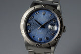 1999 ROLEX DATEJUST 16264 THUNDERBIRD WITH FADED BLUE COMPUTER DIAL