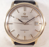 Omega Constellation 18 k solid gold case Omega lizard strap and buckle ref 168.010 cal 564 year 1966 (free shipping worldwide insured with Fedex)