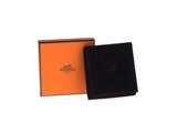 Hermes Gold Tone Black Enamel Clic-Clac H Bangle Bracelet