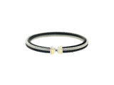 Alor 18KT/ Stainless steel Black PVD & GRAY Cable Bracelet
