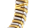 Bulgari 18K Yellow Gold & Stainless Steel Bangle Bracelet