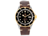 Rolex Submariner 16803 Stainless Steel & 18K Yellow Gold Black Dial 40mm Mens Watch