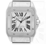 Cartier Santos 100 W200737G Stainless Steel 38mm Unisex Watch