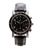 Girard Perregaux 7000 Stainless Steel Automatic Chronograph Black Dial 38mm Mens Watch