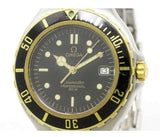 Omega Seamaster 396.1042 Professional 200M 18K Yellow Gold Stainless Steel Quartz 38mm Mens Watch