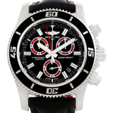 Breitling Superocean Chronograph Rubber Strap Watch M2000 A73310