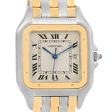 Cartier Panthere Jumbo Steel 18K Yellow Gold Three Row Quartz Watch