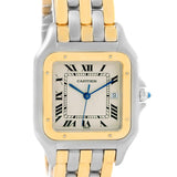 Cartier Panthere Jumbo Steel 18K Yellow Gold Three Row Unisex Watch