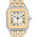 Cartier Panthere Large Steel 18K Yellow Gold Date Watch W25028B6