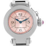Cartier Miss Pasha Small Steel Pink Dial Quartz Watch W3140008