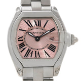 Cartier Roadster Ladies Pink Dial Watch W62017V3