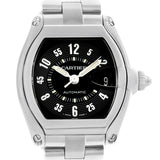 Cartier Roadster Large Mens Steel Black Dial Watch W62004V3