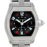 Cartier Roadster Large Mens Steel Vegas Roulette Dial Watch W62002V3