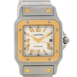 Cartier Santos Galbee Large Steel 18K Yellow Gold Watch W20058C4