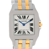 Cartier Santos Demoiselle Steel 18K Yellow Gold Midsize Watch W25067Z6
