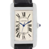 Cartier Tank Americaine Large 18K White Gold Watch W2603256