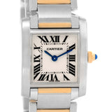 Cartier Tank Francaise Ladies Steel Yellow Gold Quartz Watch W51007Q4