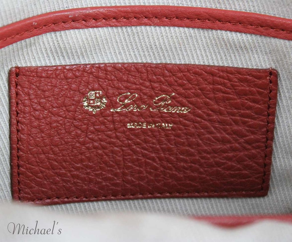 LORO PIANA RUSSET LEATHER GOLD HARDWARE BAG – Luxify Marketplace