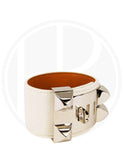 Hermès CDC White Bracelet in Epsom leather PHW