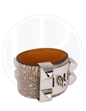 Hermès CDC Ombré Bracelet in Lizard PHW