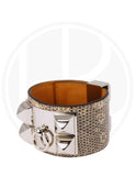 Hermès CDC Ombré Bracelet in Lizard PHW