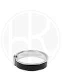 Hermès Clic H Black Narrow  Bracelet PM in Enamel with Black lacquered H PHW