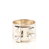 Hermes Silver Collier De Chien Bangle