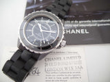 Chanel J12 (full set: papers, box) Automatic Black Ceramic 38 mm H0684