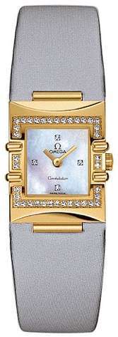 Omega NEW: Constellation 18 k solid gold, diamonds, mother of pearl dial, ladies watch 16357861