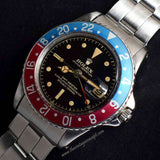 Rolex GMT Master Gilt Dial Chapter Ring 1675 w/ 2 Chronometer Papers
