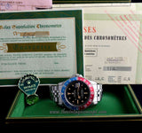 Rolex GMT Master Gilt Dial Chapter Ring 1675 w/ 2 Chronometer Papers