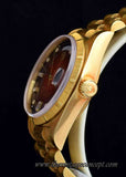 Rolex Day-Date 18K YG Ombre Brown Dial 18078
