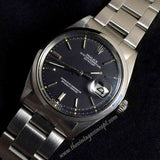 Rolex Datejust Matte Black Dial 1600