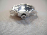 Girard Perregaux lovely vintage ladies watch, 18k white gold plated, blue dial