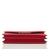 Hermes Rouge Casaque Epsom Constance Elan 25cm (Preloved - Excellent)