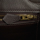 Hermes Macassar Ebony Togo Birkin 30cm Gold Hardware (Preloved - Mint)