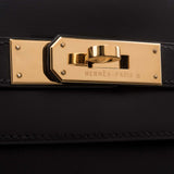 Hermes Black Box Kelly Sellier 32cm Gold Hardware (Preloved - Excellent)